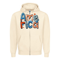 Sandshell america Zipper Hoodie - MaliasSmallBusiness