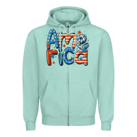 America Zipper Hoodie | Teevron