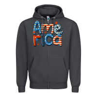 Smoke america Zipper Hoodie - MaliasSmallBusiness