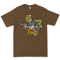 Cacao texas map armadillo Premium Tee - BarkalooDesign