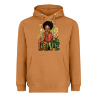 Meerkat black afro boy love Heavyweight Hoodie - NancyCooperArtShop
