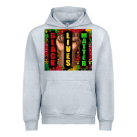 Heather Grey black lives matter juneteenth Urban Hoodie - TumblerDesignByShophia