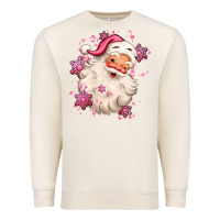 Sandshell pink christmas santa claus Premium Sweatshirt - MaliasSmallBusiness
