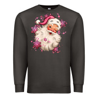 Smoke pink christmas santa claus Premium Sweatshirt - MaliasSmallBusiness