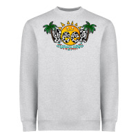 Heather Grey beer sunshine Heavyweight Sweatshirt - CowhideDigitalArt