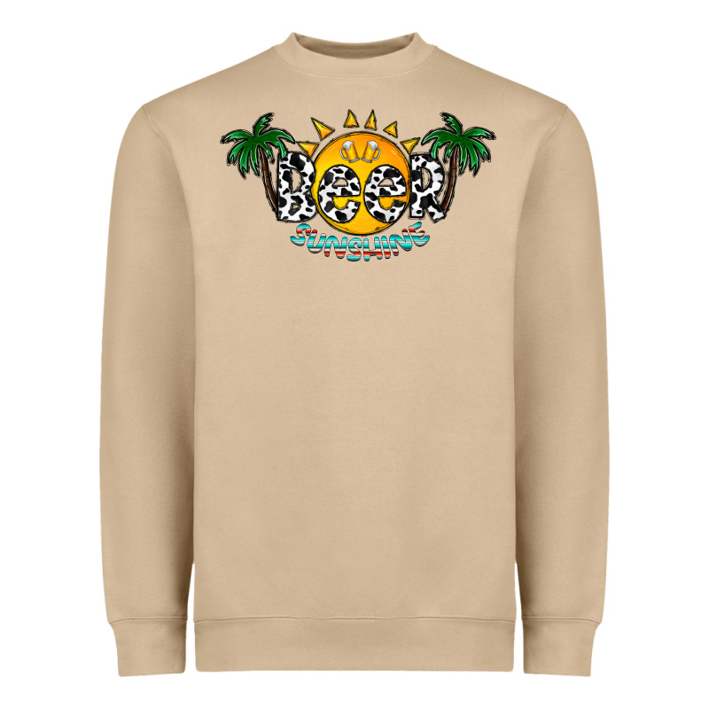 Beer Sunshine Heavyweight Sweatshirt by CowhideDigitalArt | Teevron