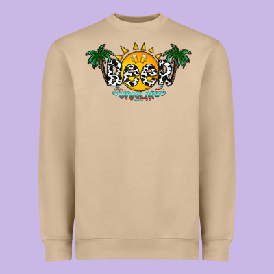 Beer Sunshine Heavyweight Sweatshirt Designed By Cowhidedigitalart