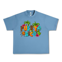 Pebble Blue puerto rico Urban Heavy Tee - AdoDesignShop
