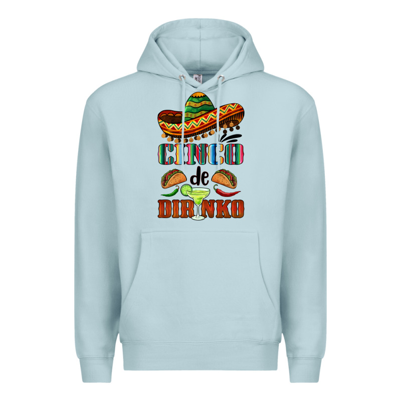 Cinco De Dirinko Sombrero Premium Hoodie by BarkalooDesign | Teevron