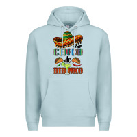 Blue Mist cinco de dirinko sombrero Premium Hoodie - BarkalooDesign