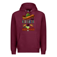 Burgundy cinco de dirinko sombrero Premium Hoodie - BarkalooDesign