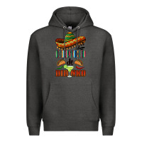 Charcoal Heather cinco de dirinko sombrero Premium Hoodie - BarkalooDesign