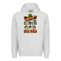 Dove Grey cinco de dirinko sombrero Premium Hoodie - BarkalooDesign