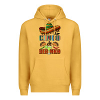 Mustard cinco de dirinko sombrero Premium Hoodie - BarkalooDesign