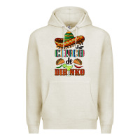 Oatmeal Heather cinco de dirinko sombrero Premium Hoodie - BarkalooDesign