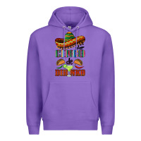 Purple cinco de dirinko sombrero Premium Hoodie - BarkalooDesign