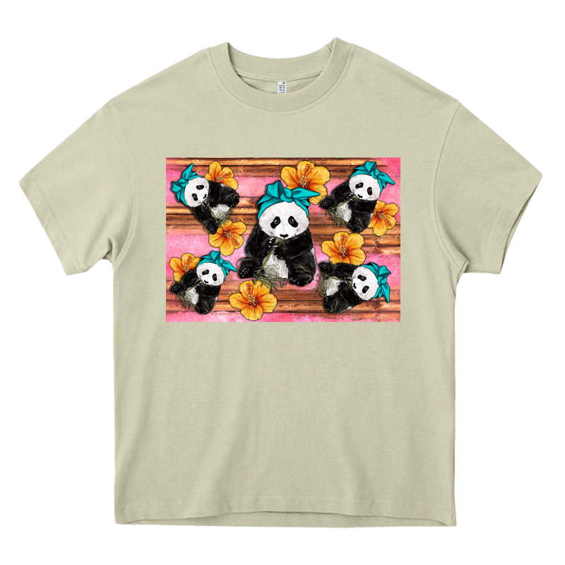 Baby Panda Flowers Heavy Core Tee by Artiststas | Teevron