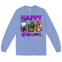 Colony Blue happy halloween Long Sleeve Tee - JahusDesignShop