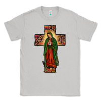 Moon Dust our lady of Guadalupe cross Classic Tee - JahusDesignShop