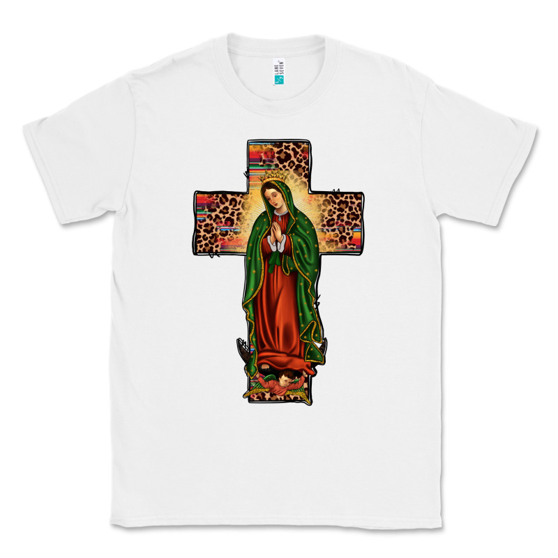 Our Lady Of Guadalupe Cross Classic Tee by JahusDesignShop | Teevron