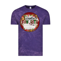 Cloud Purple custom name santas favorite nurse Vintage Tee - AdoDesignShop