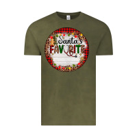 Vintage Olive custom name santas favorite nurse Vintage Tee - AdoDesignShop