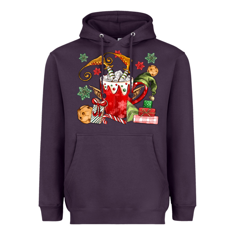 Cup Of Chocolate And Cookies Heavyweight Hoodie by MaliasSmallBusiness | Teevron