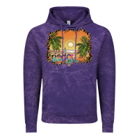 Cloud Purple beach vibes Vintage Hoodie - SublimationCraftShop