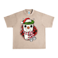 French Oak Christmas snowman coffee Urban Heavy Tee - JahusDesignShop