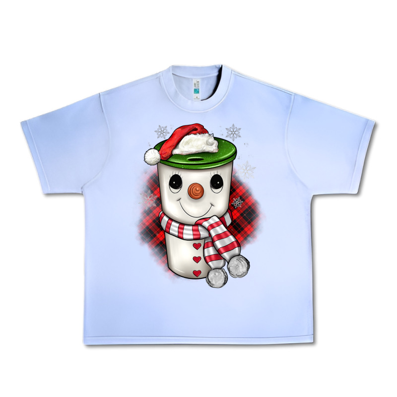 Christmas Snowman Coffee Urban Heavy Tee by JahusDesignShop | Teevron