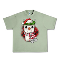 Oil Green Christmas snowman coffee Urban Heavy Tee - JahusDesignShop