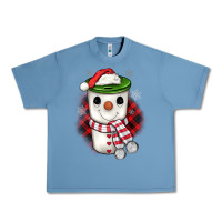 Pebble Blue Christmas snowman coffee Urban Heavy Tee - JahusDesignShop