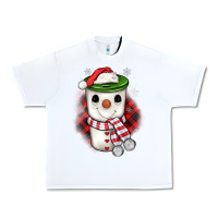 White Christmas snowman coffee Urban Heavy Tee - JahusDesignShop