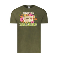 Vintage Olive made to worship Vintage Tee - JahusDesignShop