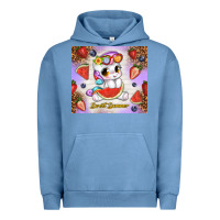 Pigment Pebble Blue sweet summer cute unicorn Urban Hoodie - TumblerDesignByShophia