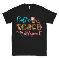 Black coffee teach repeat Classic Tee - BundleAndBundleShop
