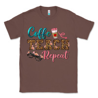 Chestnut coffee teach repeat Classic Tee - BundleAndBundleShop