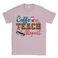 Lilac coffee teach repeat Classic Tee - BundleAndBundleShop