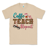 Mushroom coffee teach repeat Classic Tee - BundleAndBundleShop