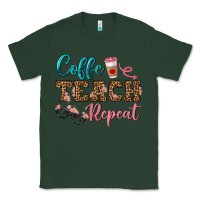 Sports Green coffee teach repeat Classic Tee - BundleAndBundleShop