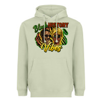 Matcha black history vibes Heavyweight Hoodie - NancyCooperArtShop