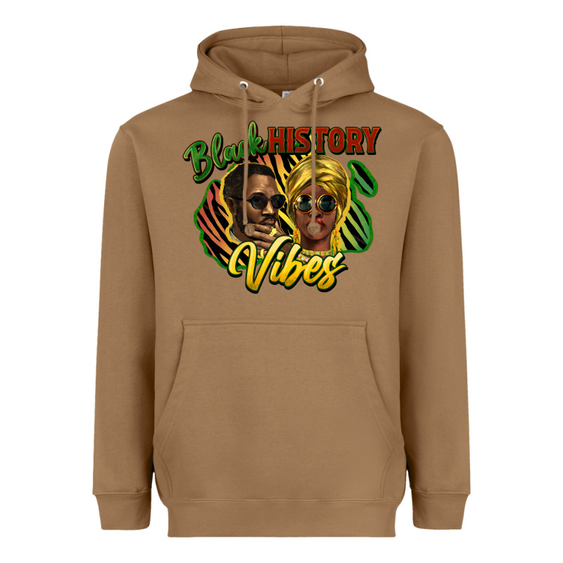 Black History Vibes Heavyweight Hoodie by NancyCooperArtShop | Teevron