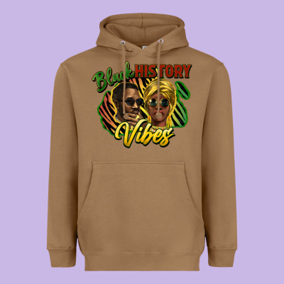 Black History Vibes Heavyweight Hoodie Designed By Nancycooperartshop