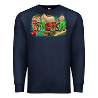 Navy teacher fall Premium Sweatshirt - MaliasSmallBusiness