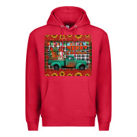 Cardinal merry christmas farm truck tumbler Premium Hoodie - Jasminsmagicworld
