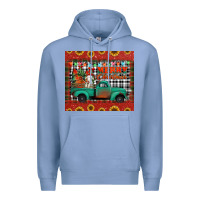 Colony Blue merry christmas farm truck tumbler Premium Hoodie - Jasminsmagicworld