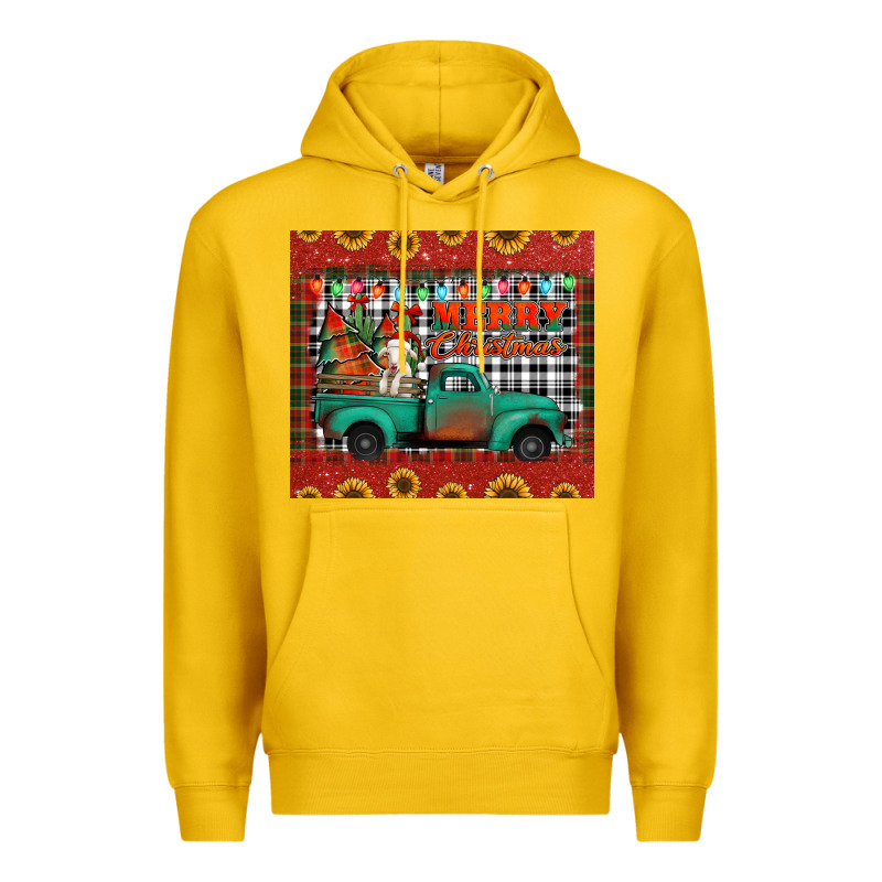 Merry Christmas Farm Truck Tumbler Premium Hoodie by Jasminsmagicworld | Teevron