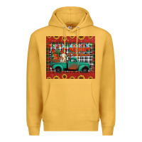 Mustard merry christmas farm truck tumbler Premium Hoodie - Jasminsmagicworld