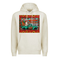 Oatmeal Heather merry christmas farm truck tumbler Premium Hoodie - Jasminsmagicworld