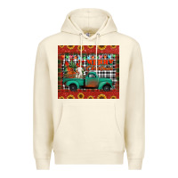 Sandshell merry christmas farm truck tumbler Premium Hoodie - Jasminsmagicworld
